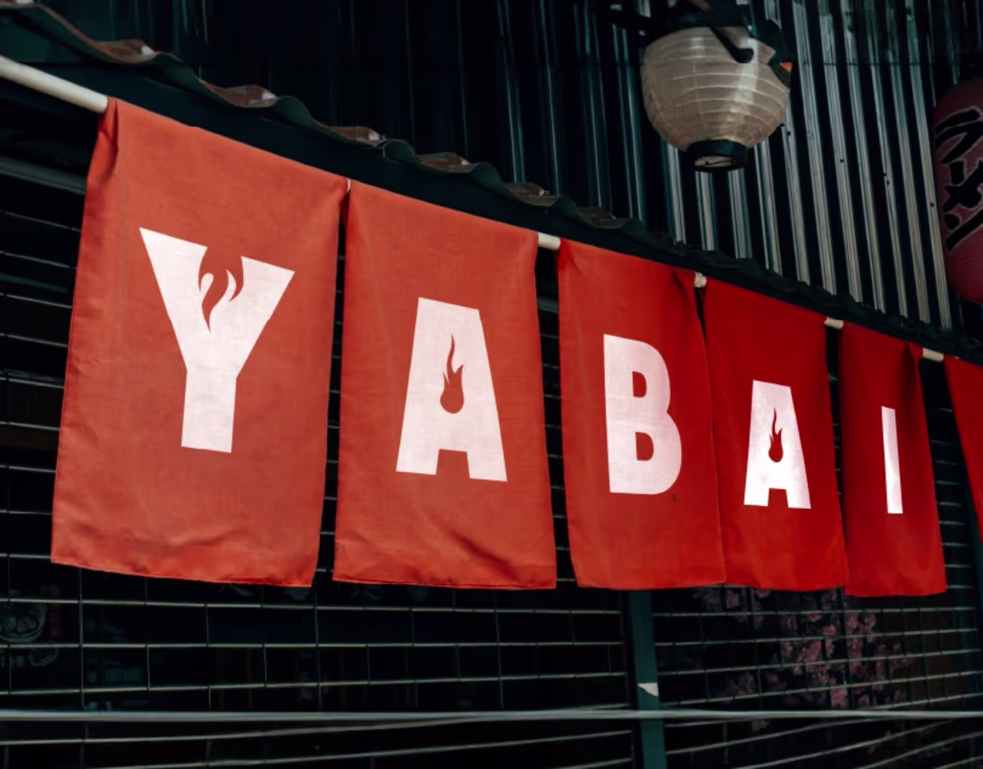 Cover image for YABAI - Japanese Food Brand Identity