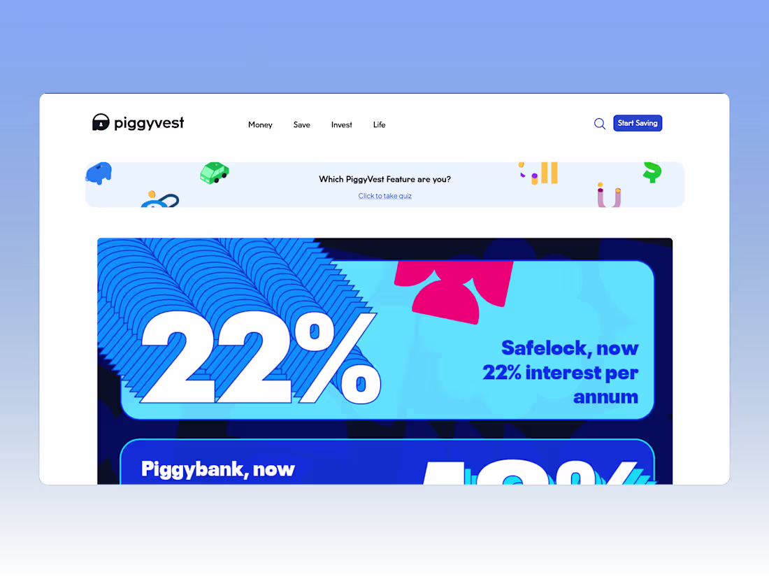 Cover image for Piggyvest Figma to WordPress Development