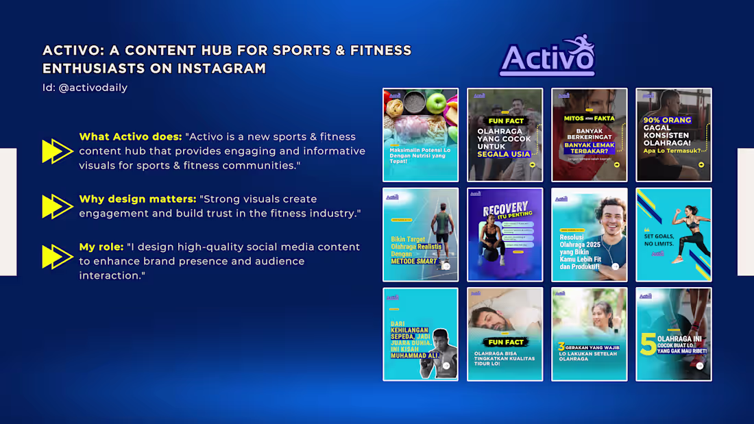 Cover image for ACTIVO: SPORTS & FITNESS CONTENT HUB