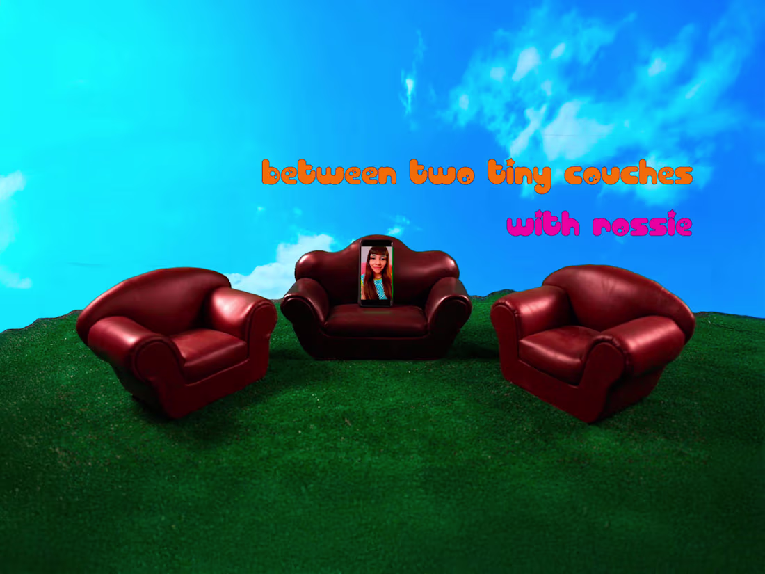 Cover image for Between Two Tiny Couches: A Showcase of Creative Conversations
