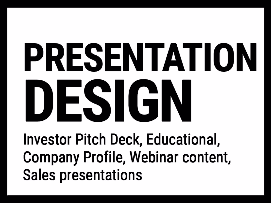 Cover image for Presentation Designer | 25 years' experience