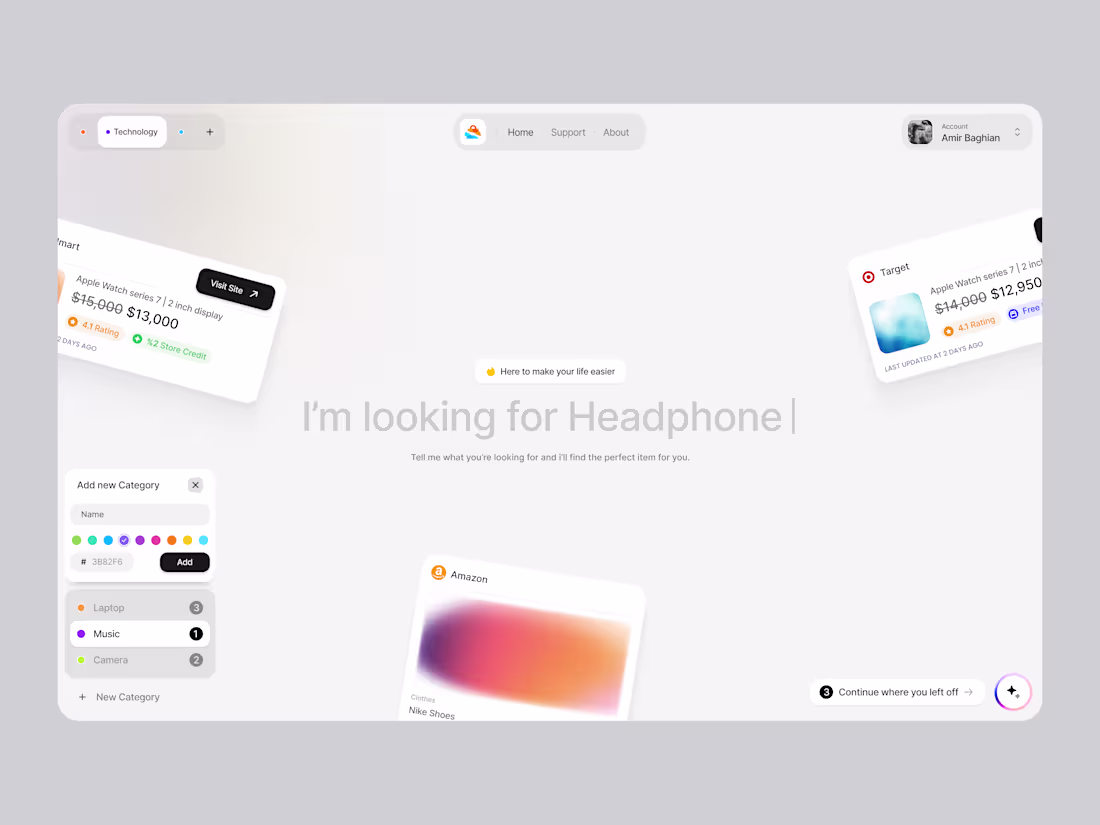 Cover image for AI Shopping Design😊 My recent project was for an e-commerce...