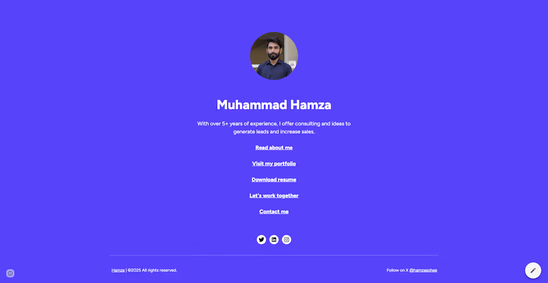 Cover image for Personal Page