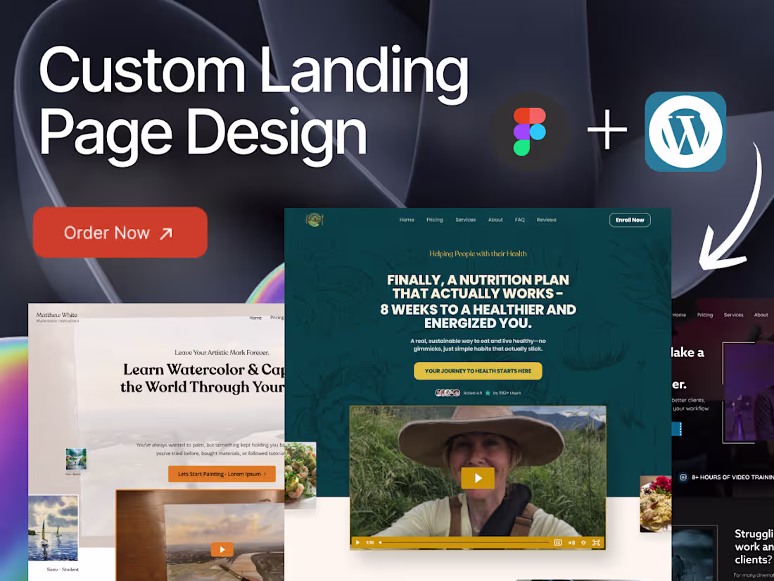 Cover image for High-Converting WordPress Landing Page