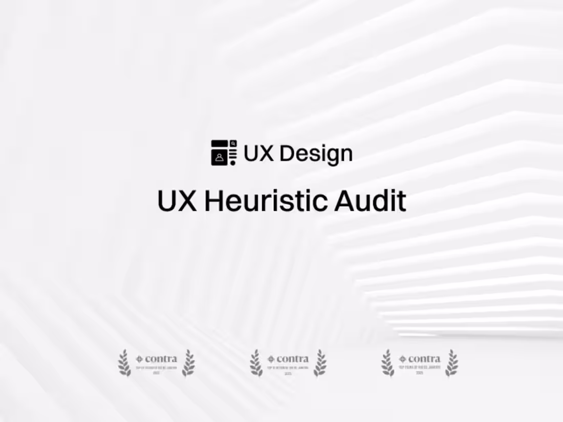 Cover image for UX Heuristic Audit