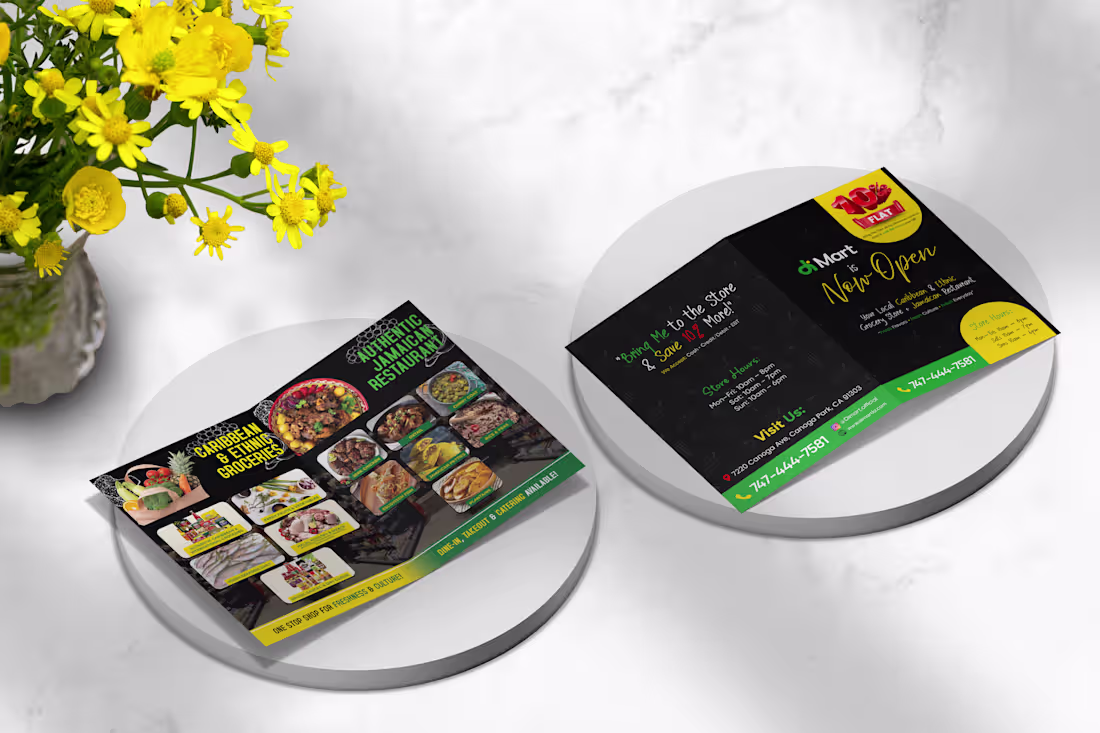 Cover image for :Restaurant Flyer Design (Print-Ready)
Designed a