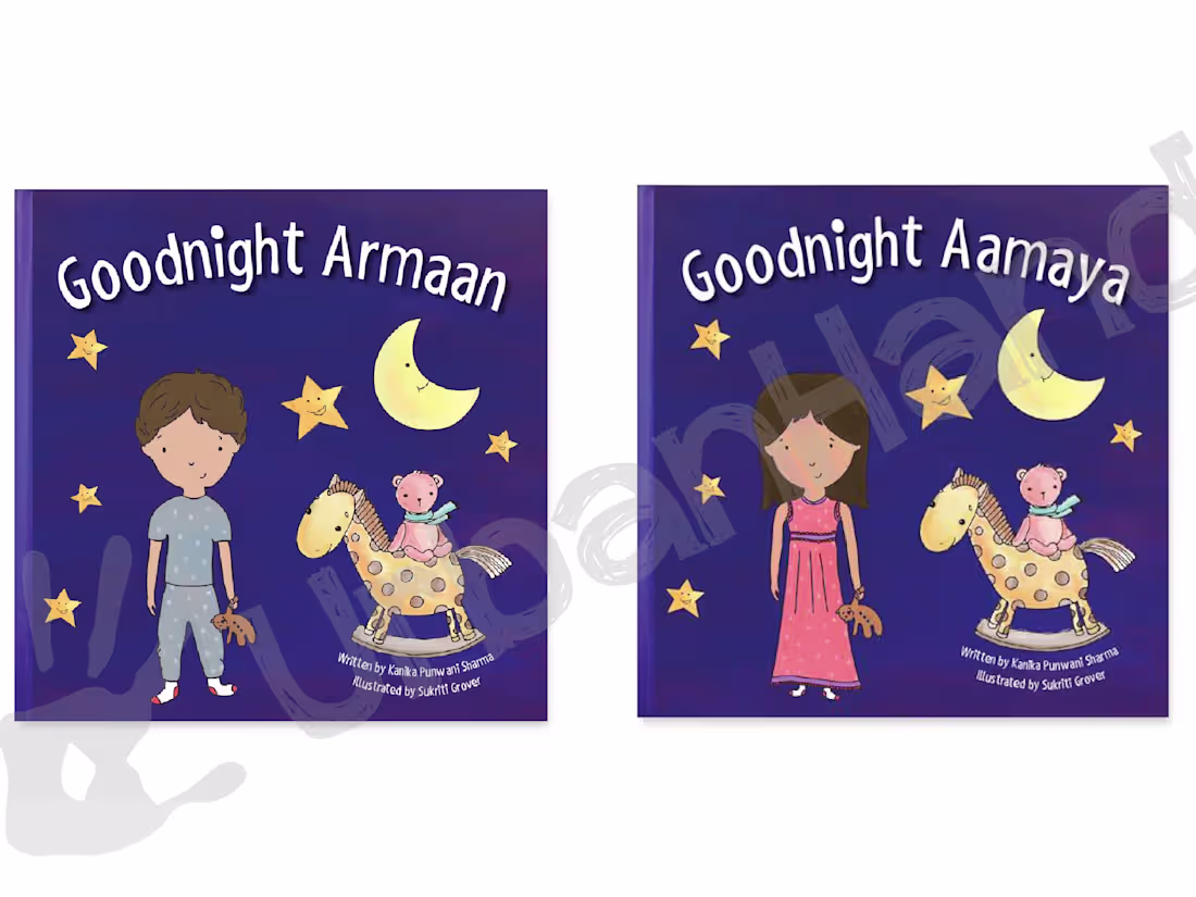 Cover image for Personalized Goodnight Book.