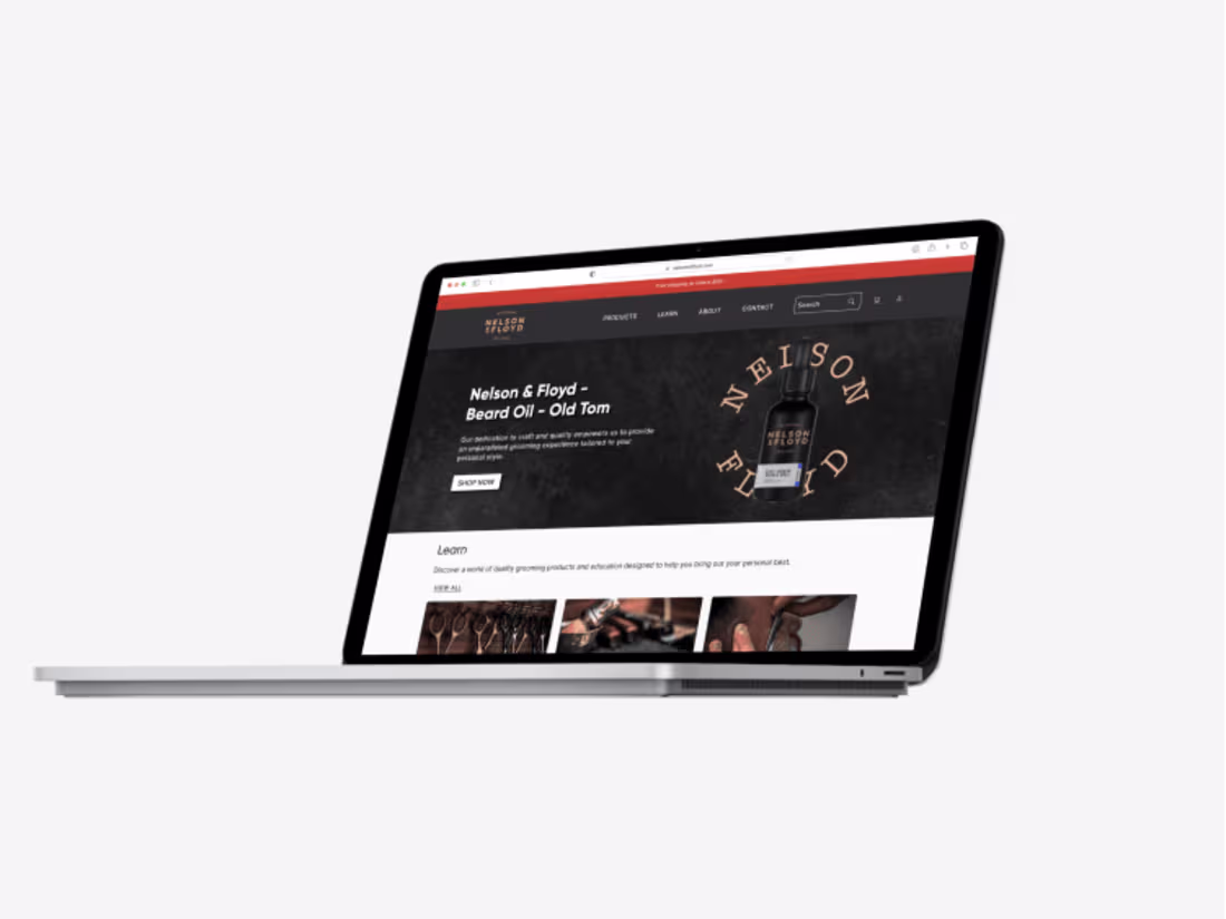 Cover image for Nelson & Floyd website