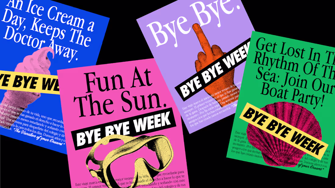 Cover image for Bye Bye Week 2024: Brand Identity and Event Design