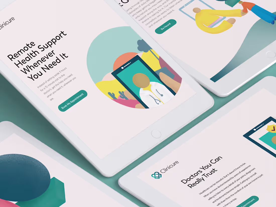 Cover image for Clinicure Brand Identity Design