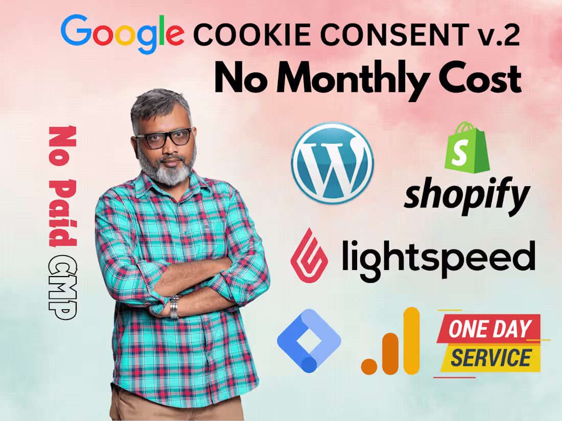 Cover image for 
Google Cookie Consent V2 Setup Without Paid CMP