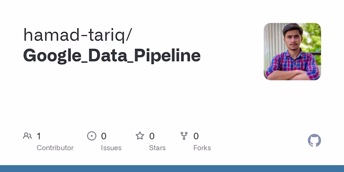 Cover image for Google Data Pipeline