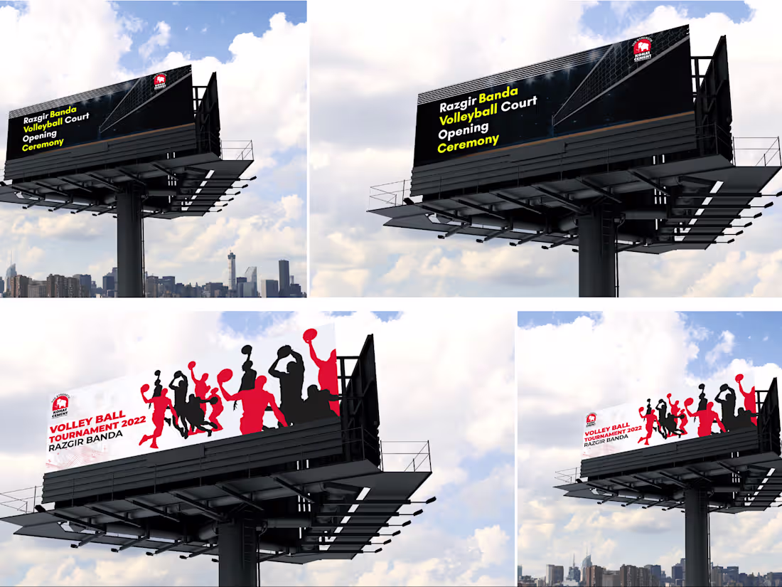 Cover image for Kohat Cement Sport Campaign  Branding