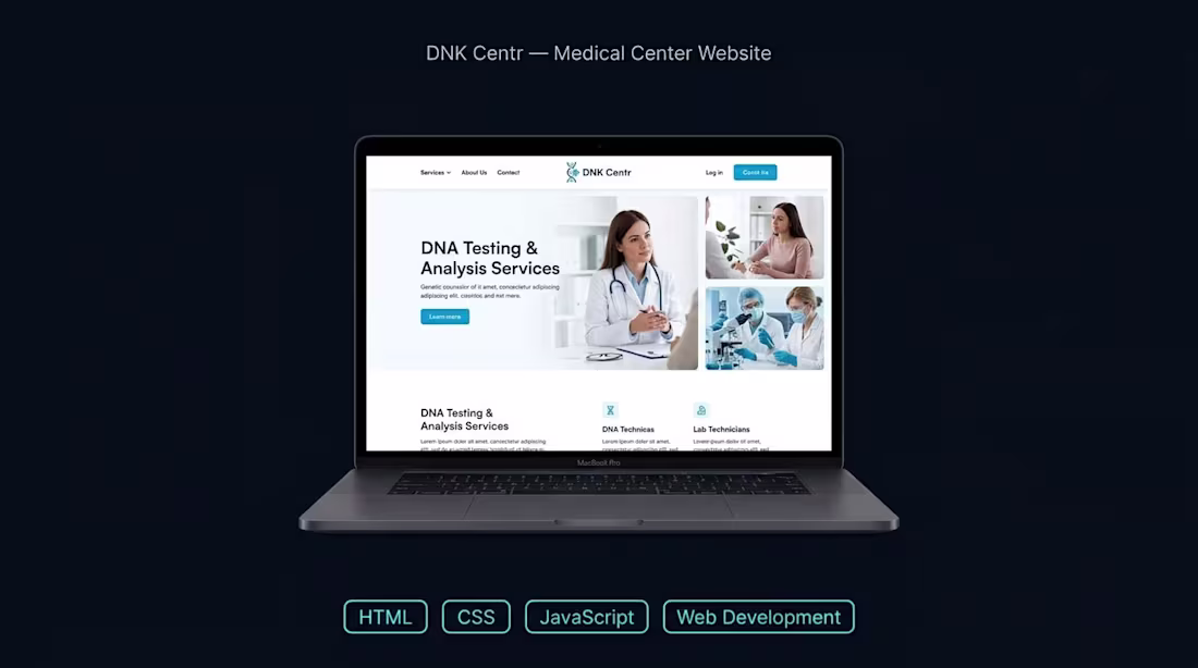 Cover image for DNK Centr — Medical Center