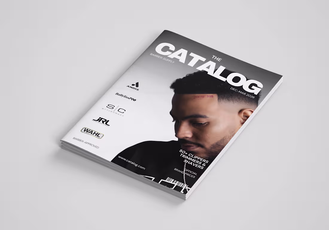 Cover image for Barber Tools Catalog – Editorial Product Design