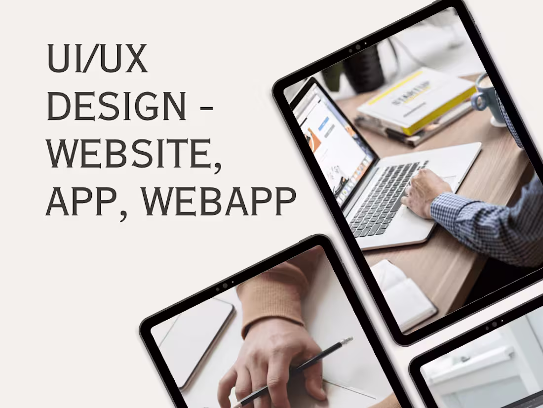 Cover image for UI/UX Design - Website, App, Webapp