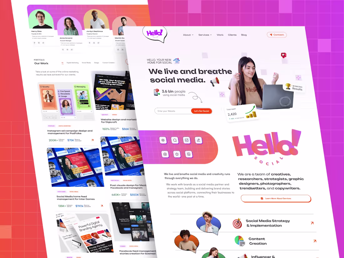 Cover image for Digital Marketing Agency Website