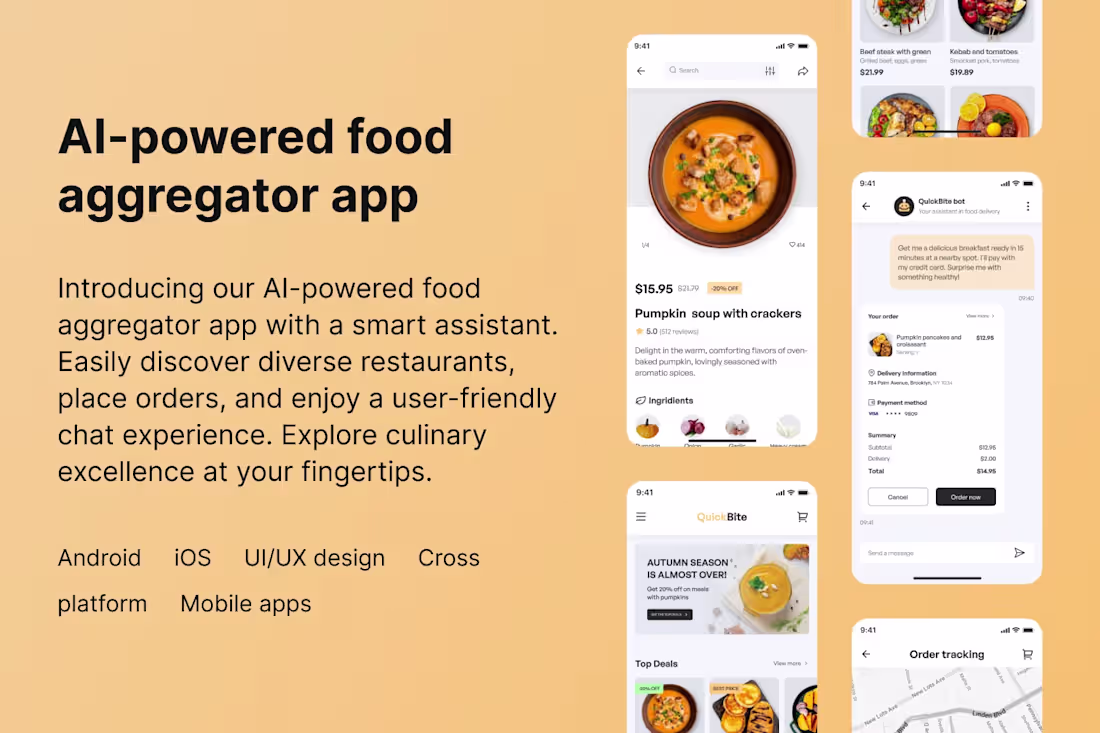 Cover image for AI-Powered Food Delivery Hub