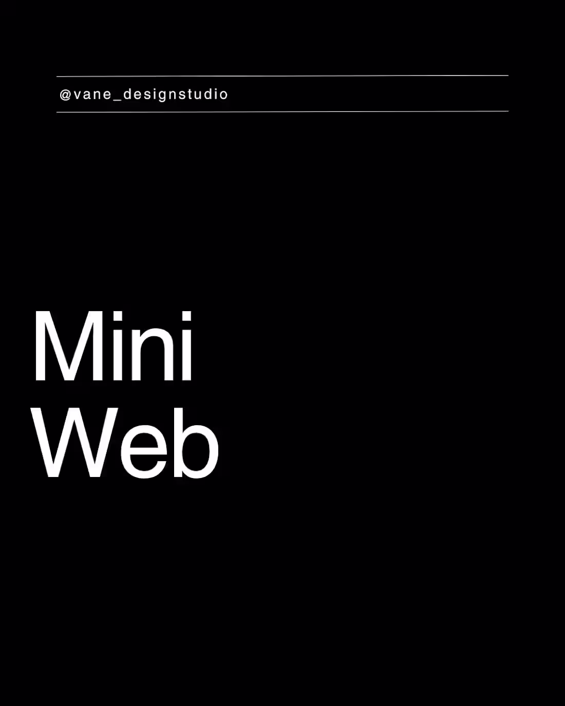 Cover image for Mini Web