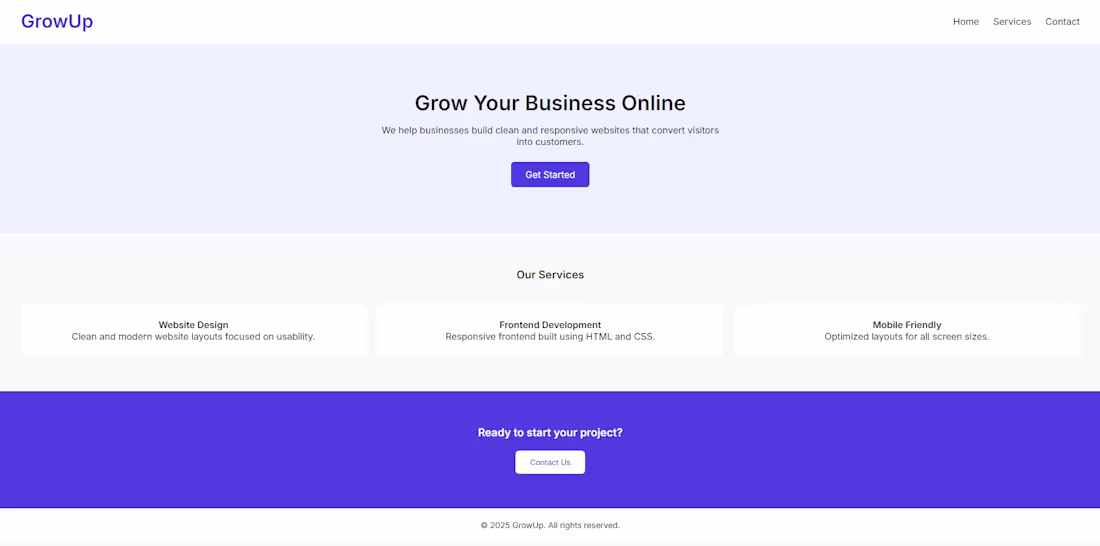 Cover image for This is a clean and responsive business landing page designe...