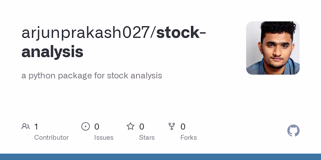 Cover image for stock analysis