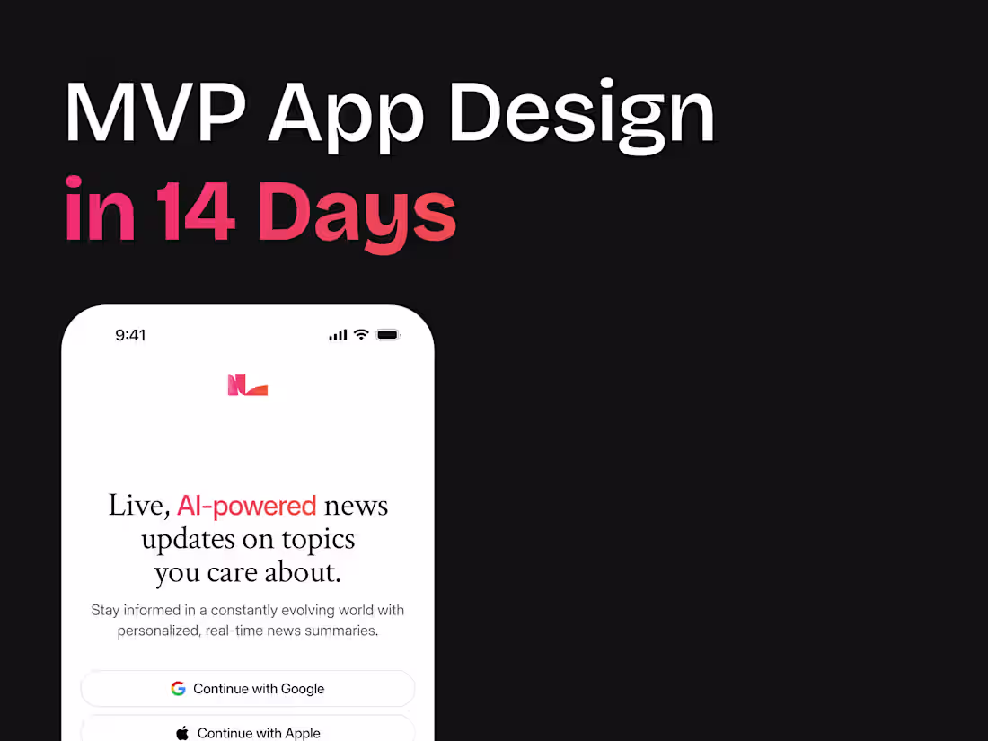 Cover image for Let’s Design Your MVP App in 2 Weeks