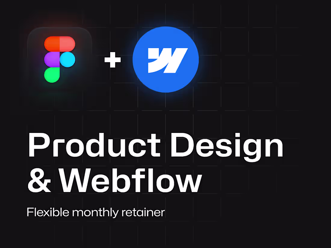 Cover image for Product Design & Webflow Combo