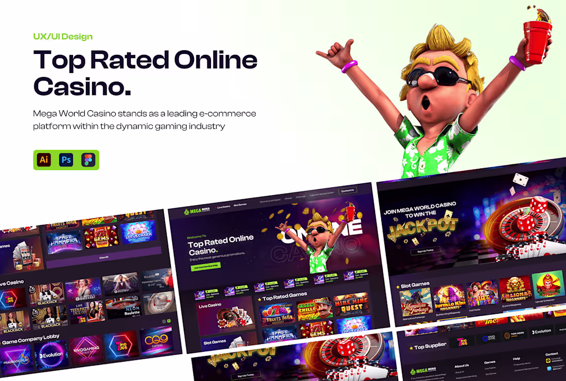 Cover image for Online Gaming Website :: Behance