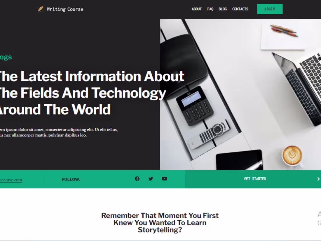 Cover image for Blog website using WordPress