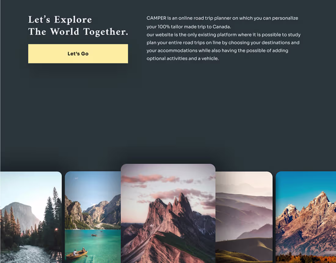 Cover image for Travel Agency web concept :: Behance