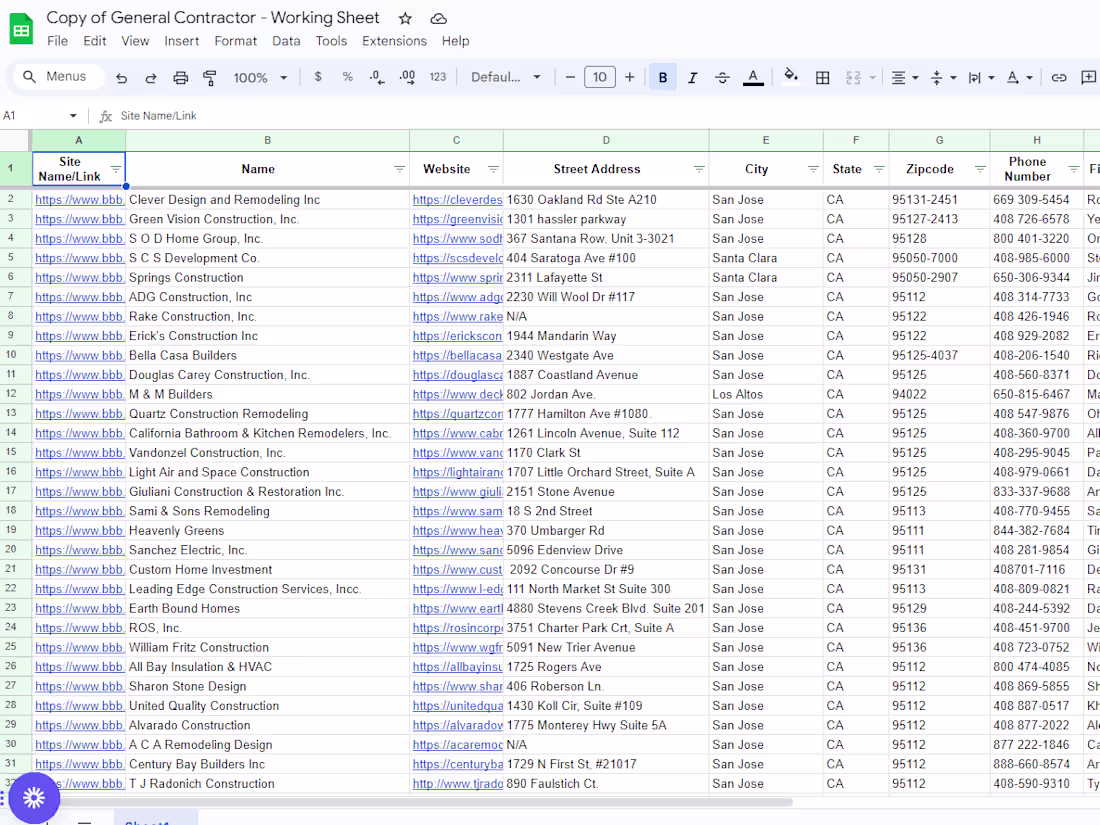 Cover image for Leads of Regional General Contractor 
