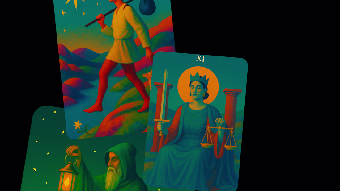 Cover image for The Velvet Tarot Set - Generative AI