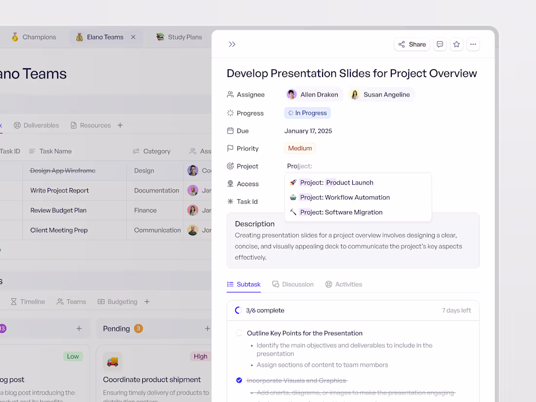 Cover image for Task Management: Project Details ⏐ Dashboard