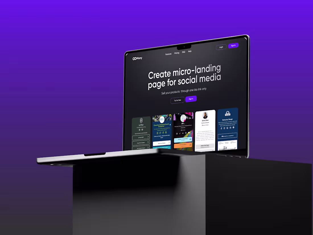 Cover image for ManyBio Redesign