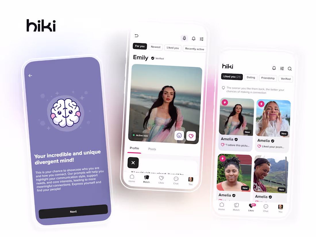 Cover image for Hiki App Redesign for Inclusivity and Growth