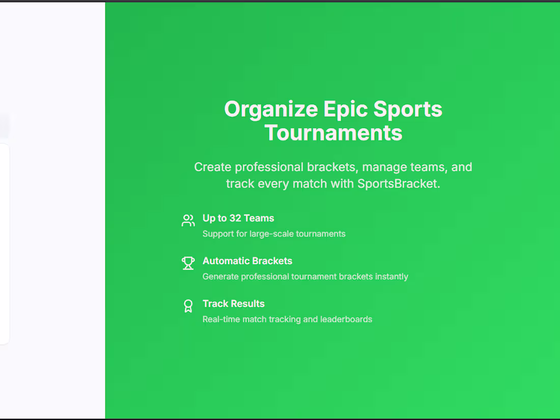 Cover image for Sports Bracket