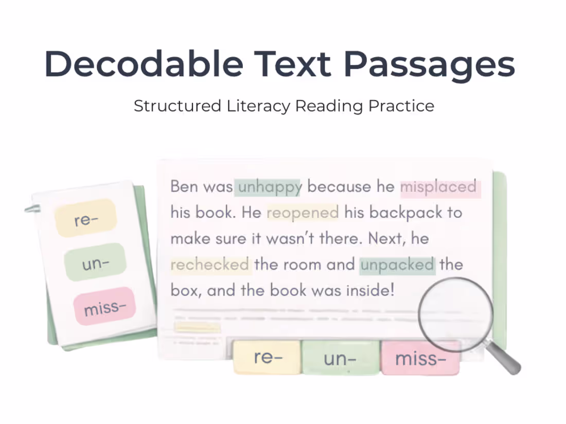 Cover image for Decodable Text Passages
