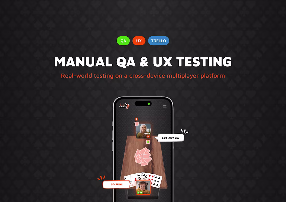 Cover image for Let's Play Cards | Manual QA & UX Testing