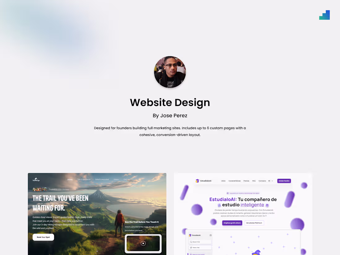 Cover image for Website Design 