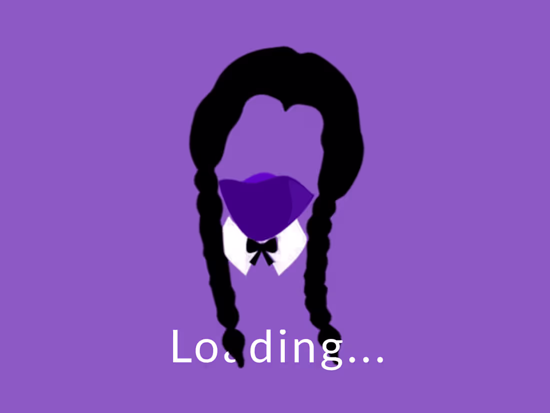 Cover image for Wednesday show app ui & animations 