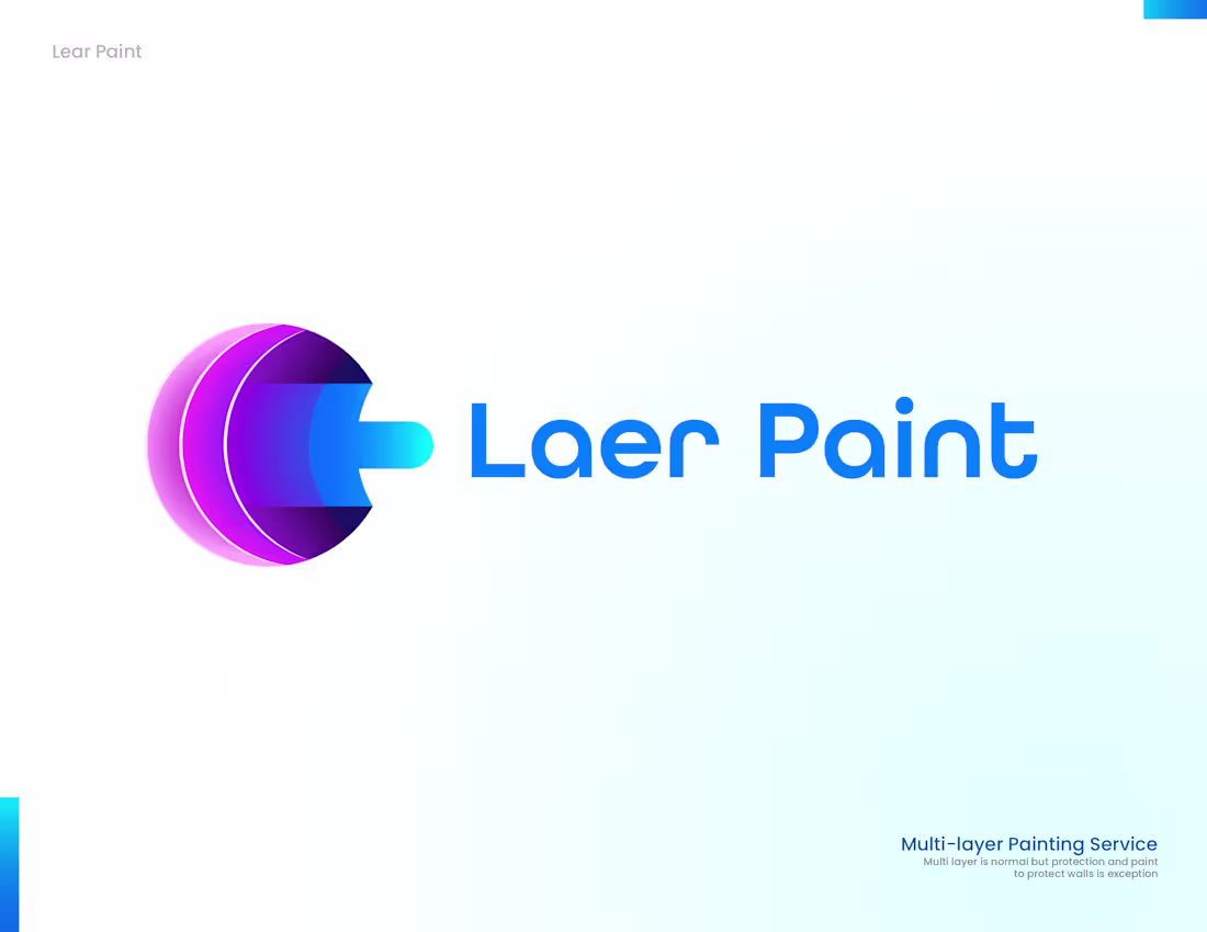 Cover image for Laer Paint Logo Design | Layer Painting Logo Design