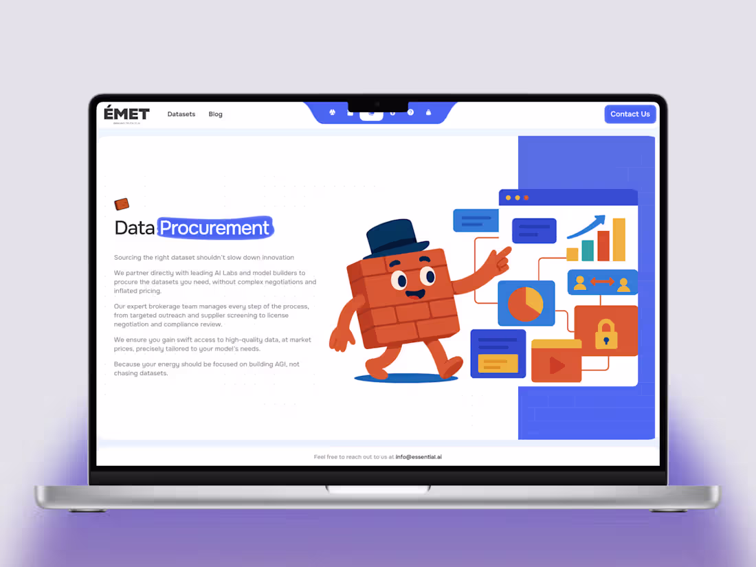 Cover image for Émet Research: A High-Impact Framer Site Delivered in 7 Days