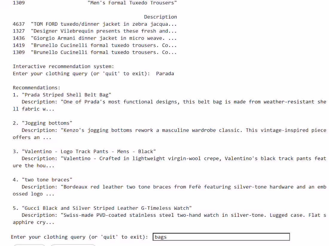 Cover image for AI-Powered Luxury Apparel Search and Recommendation System! 🛍️