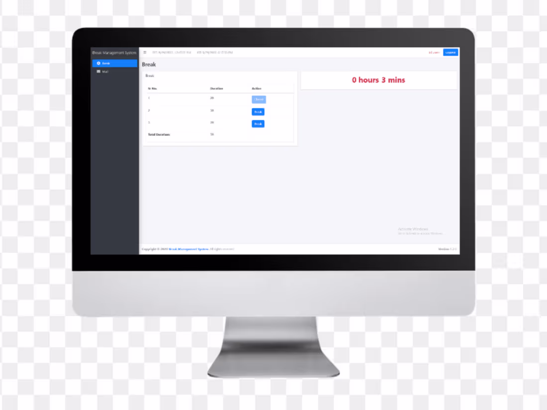 Cover image for Break Management System