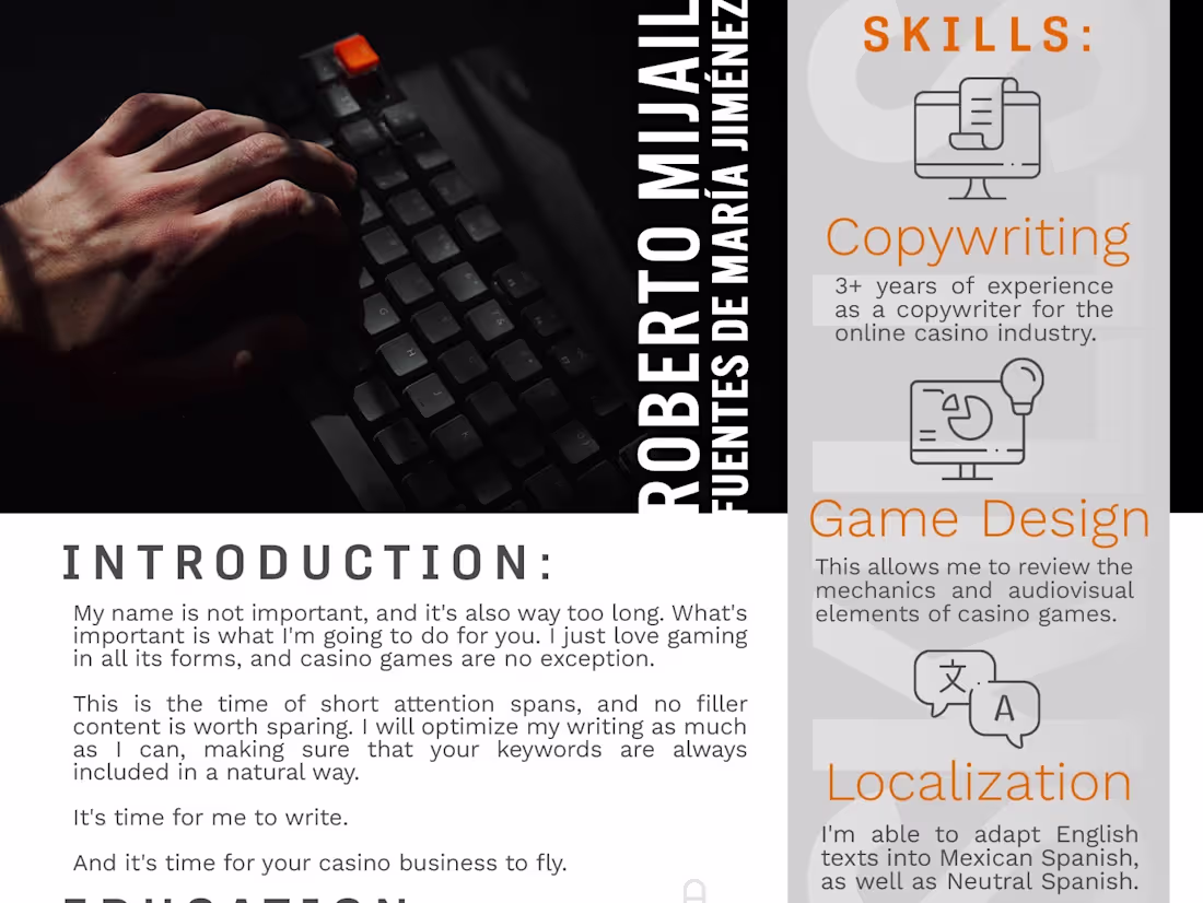 Cover image for Joy of Play: Copywriting for Gaming, Casino and Adult Industry ✍