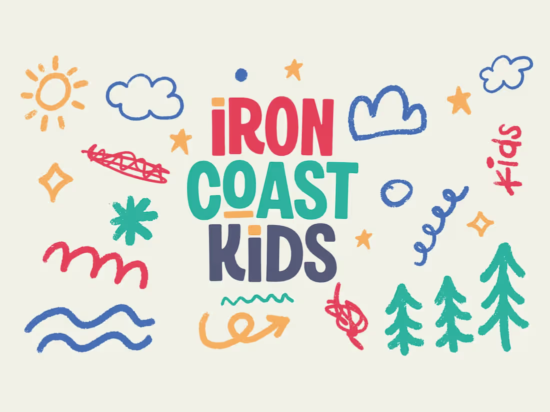 Cover image for Kids Brand Development for Iron Coast Church / Brunswick, Maine