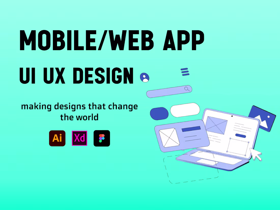 Cover image for I will create stunning web and mobile UI design