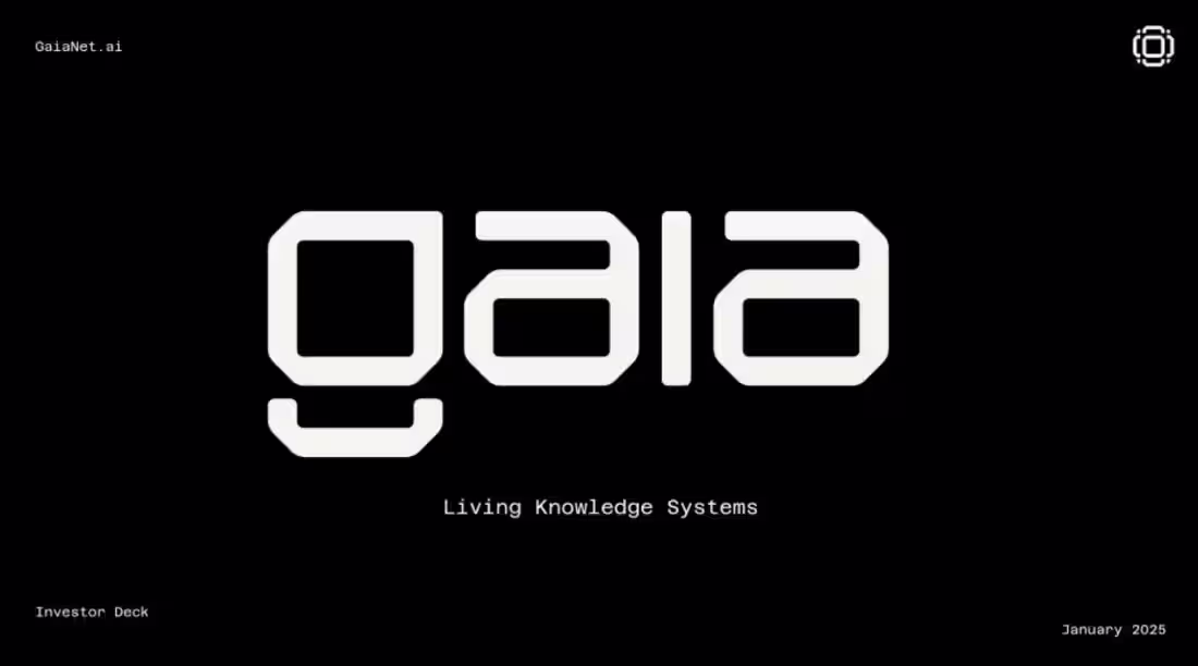 Cover image for Gaia AI Investor's Deck