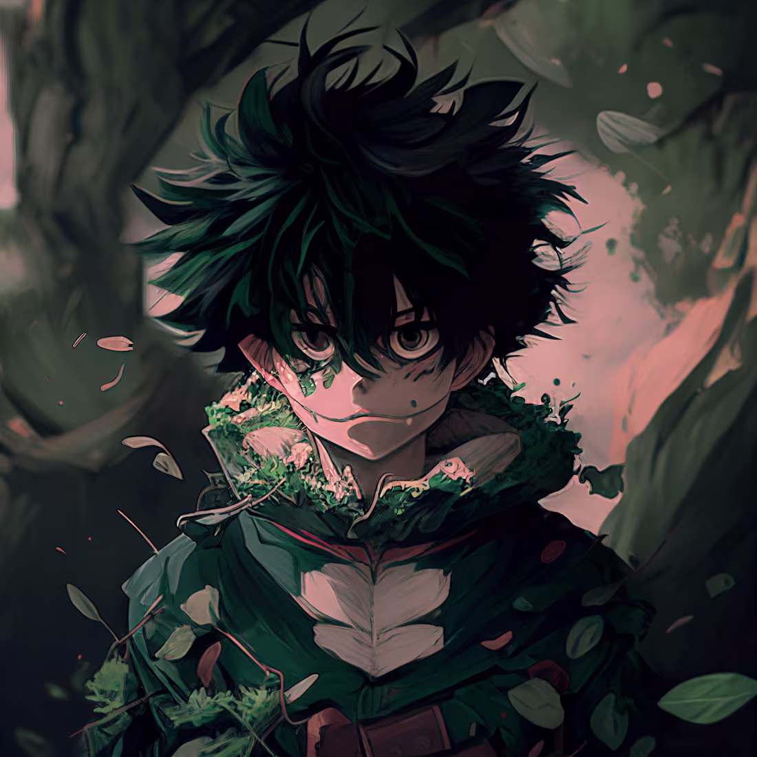 Cover image for "Raging Enthusiasm: A Dabi x Midoriya Illustration"