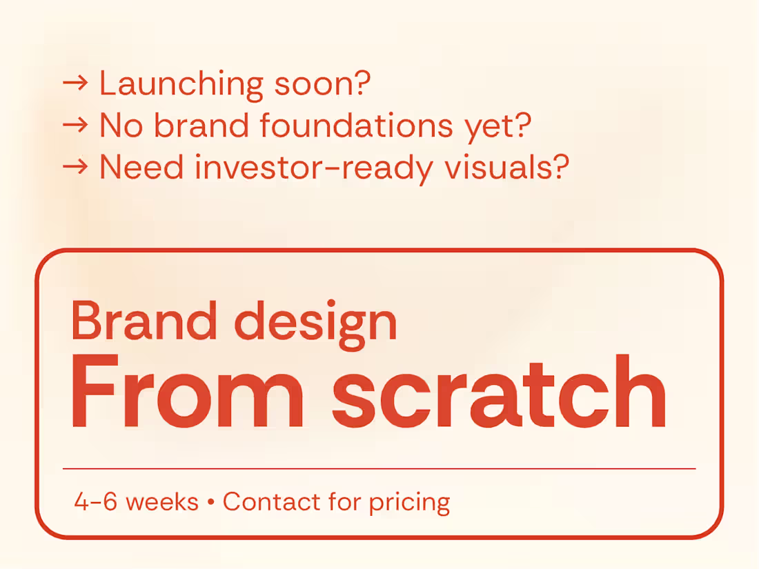 Cover image for Brand Design from scratch